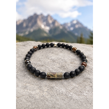 Herren Armband Perlen