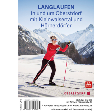 Deckblatt der Loipenkarte Rund um Oberstorf