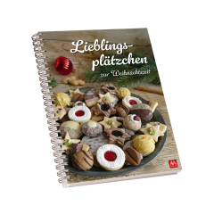 Deckblatt Kochbuch Lieblingsplätzchen