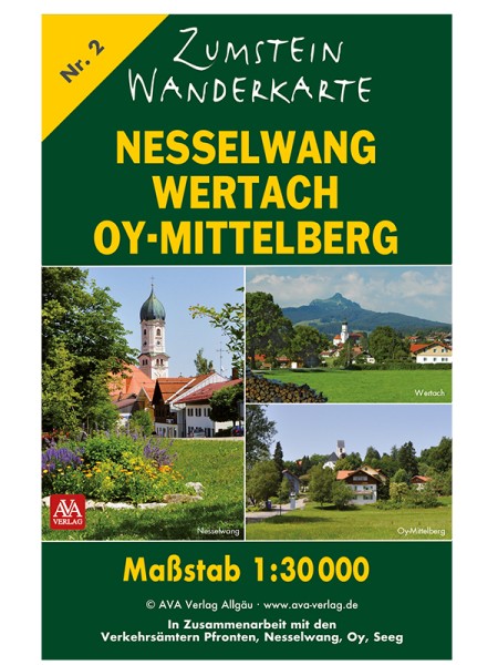 Zumstein Wanderkarte Nesselwang Wertach Oy-Mittelberg