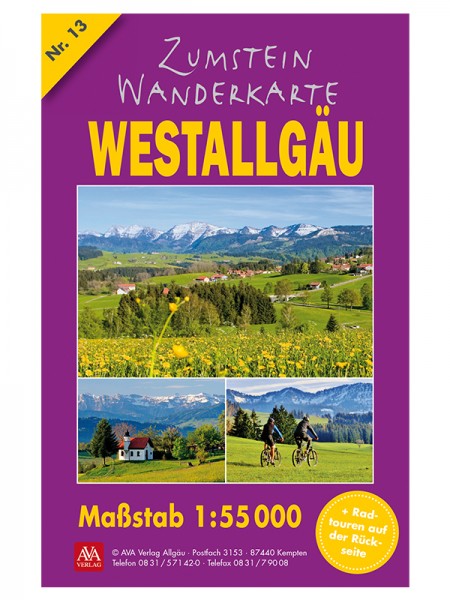 Zumstein Wanderkarte Westallgäu/Oberschwaben